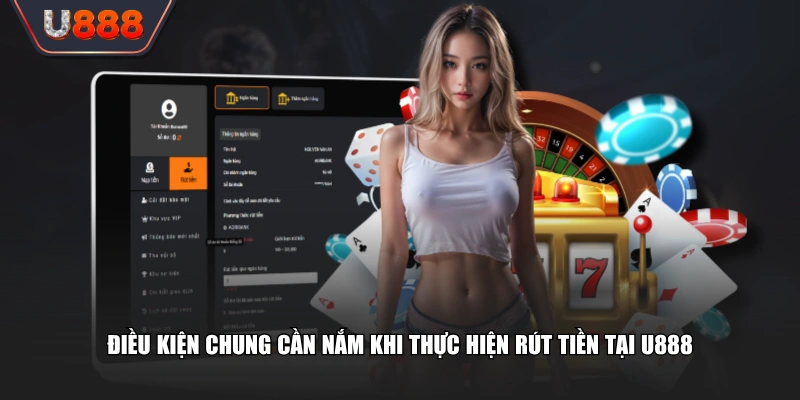 Điều kiện chung cần nắm khi thực hiện rút tiền tại U888