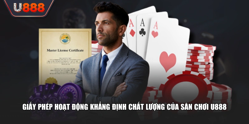Giấy phép hoạt động khẳng định chất lượng của sân chơi U888