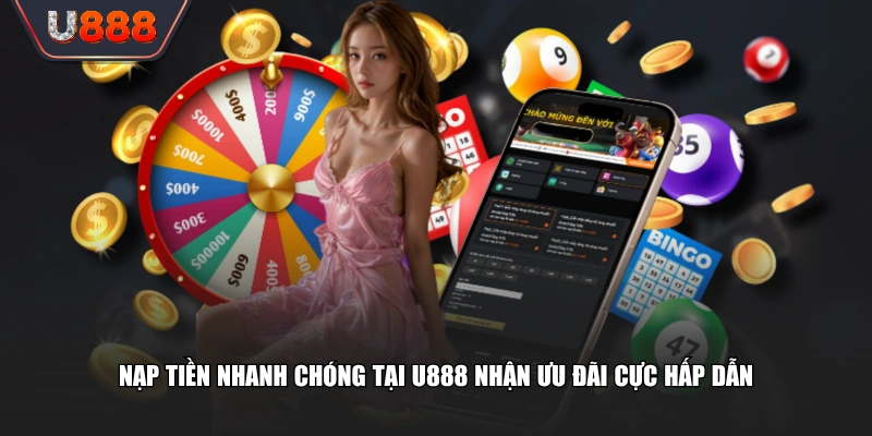 Nạp tiền nhanh chóng tại U888 nhận ưu đãi cực hấp dẫn