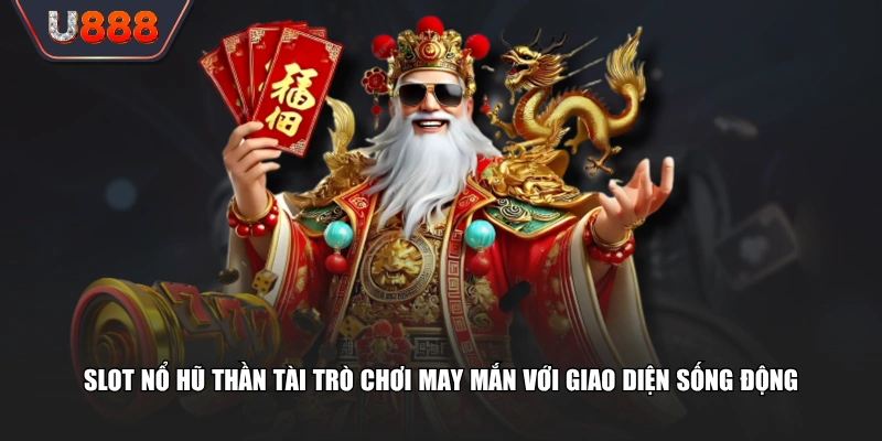 Slot nổ hũ Thần Tài trò chơi may mắn với giao diện sống động